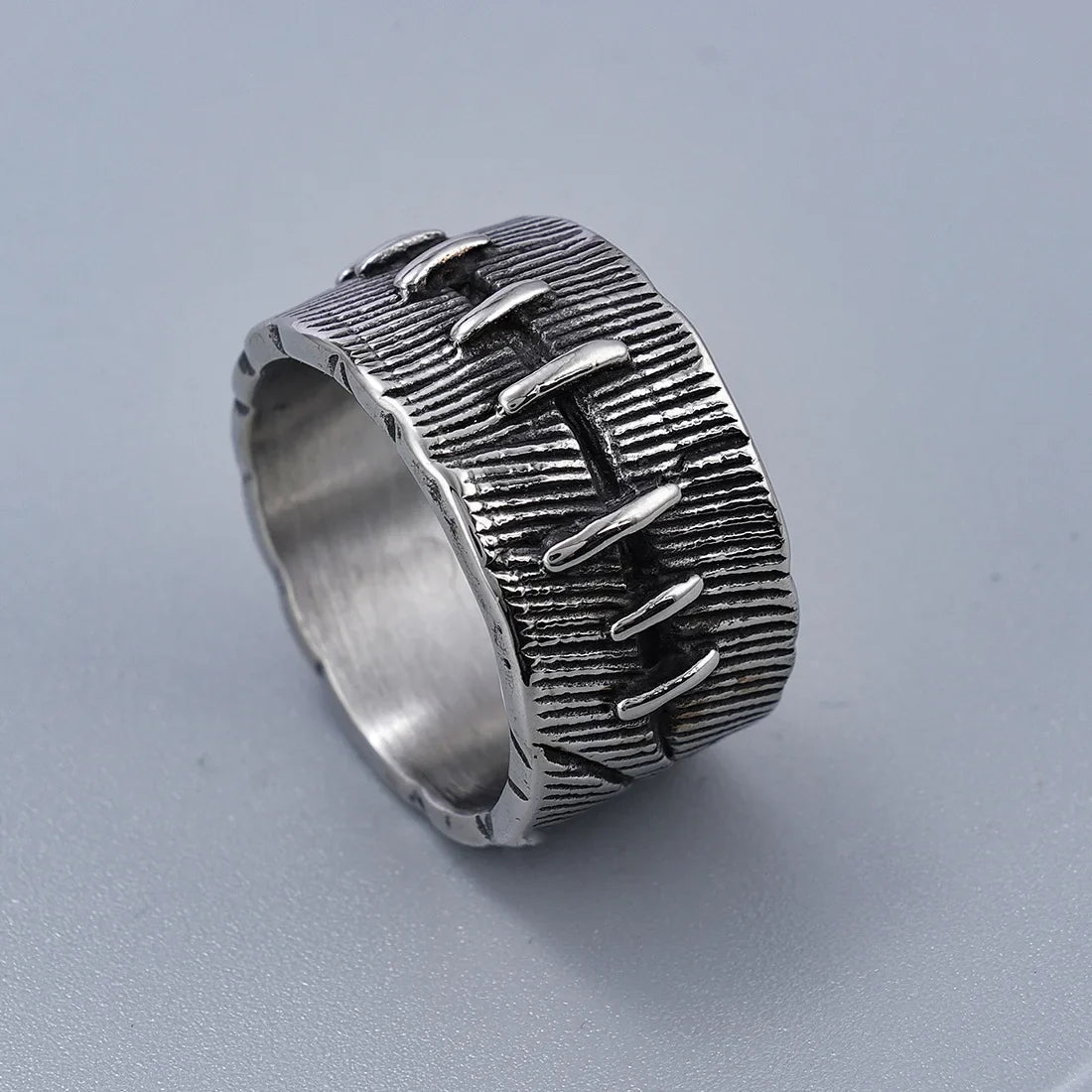 Y2K Rough Stitching Ring