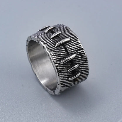 Y2K Rough Stitching Ring