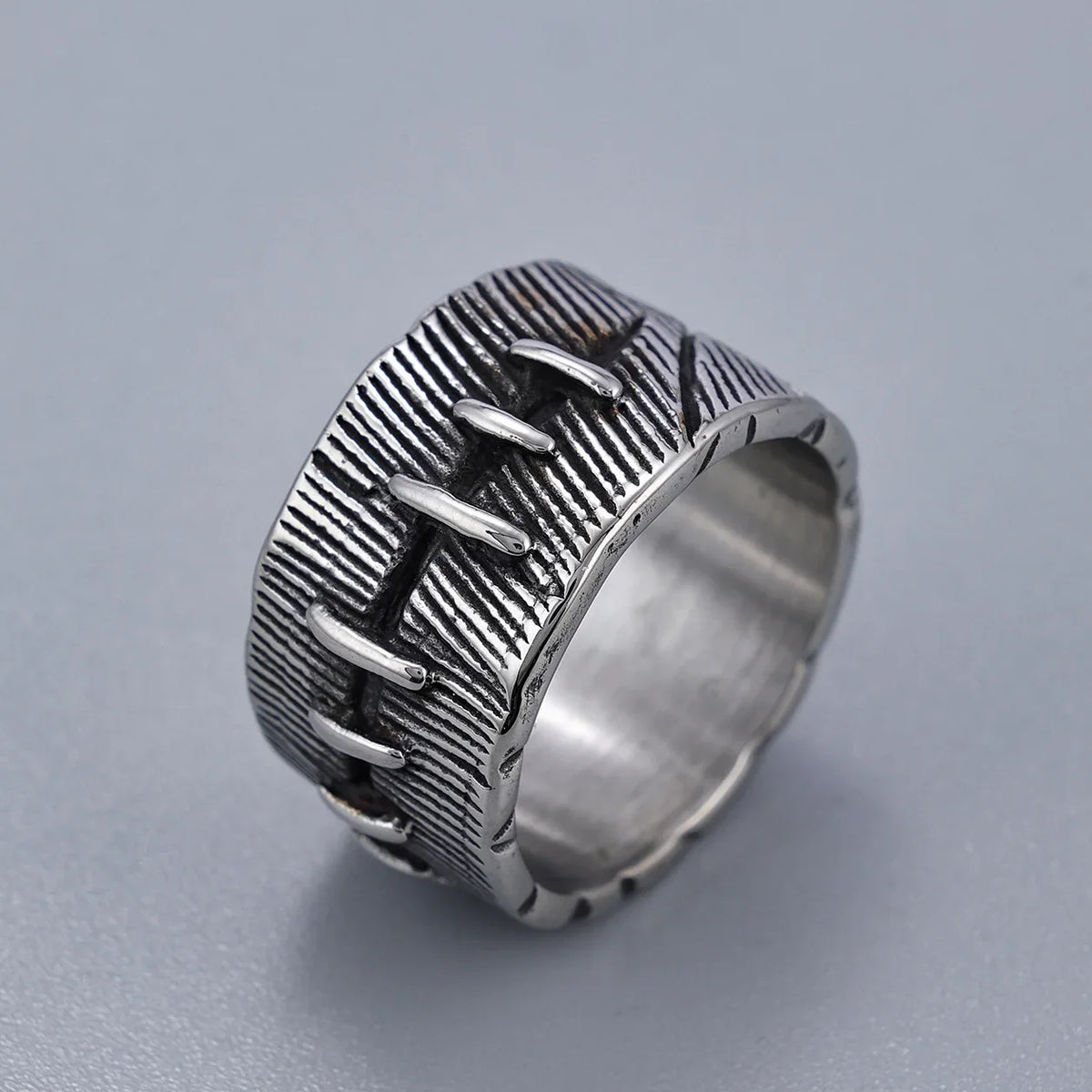 Y2K Rough Stitching Ring
