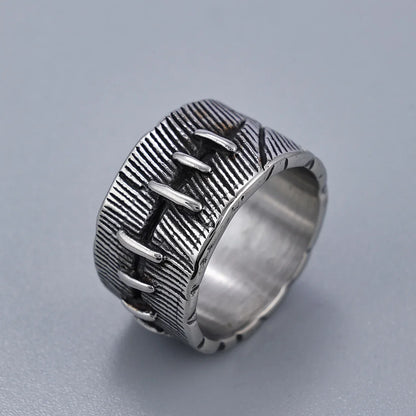 Y2K Rough Stitching Ring