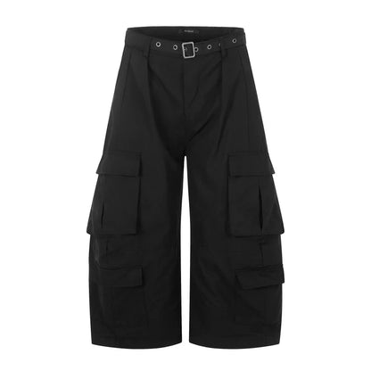 Y2K Safari Style Barrel Baggy Cargo Shorts Jorts