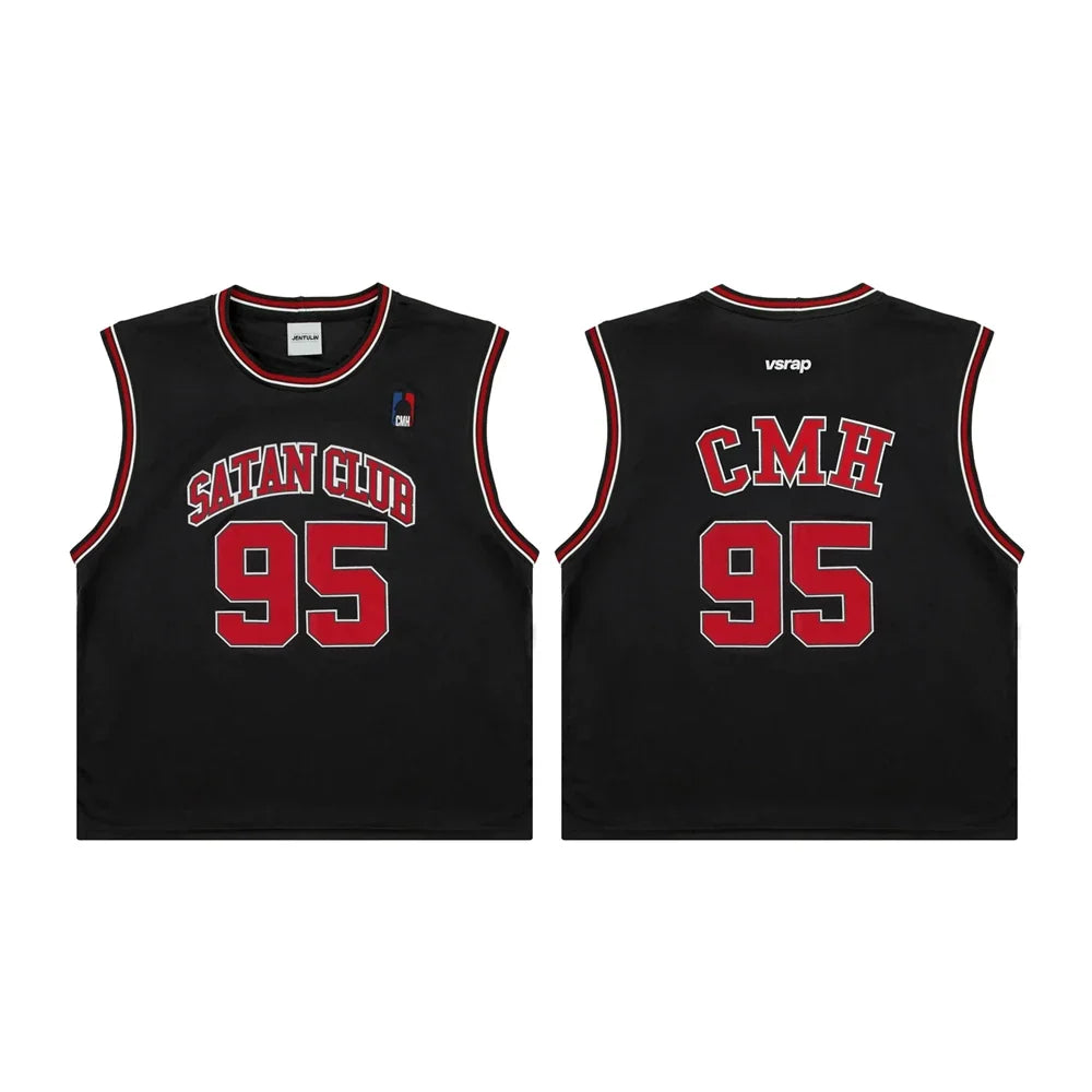 Y2K Satan Club Jersey Tank Top