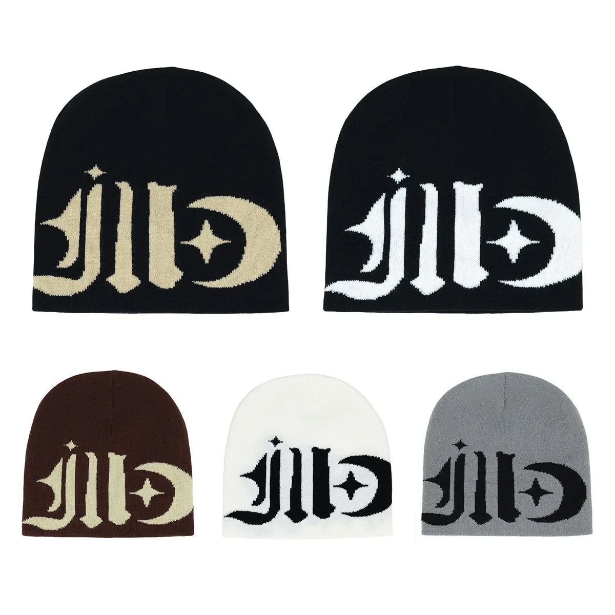 Y2K Scripture Graphic Beanie