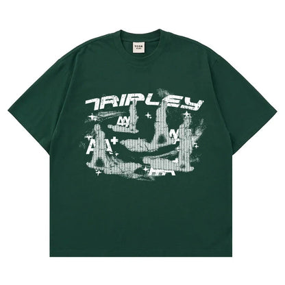 Y2K Shadow Walk Graphic T Shirt