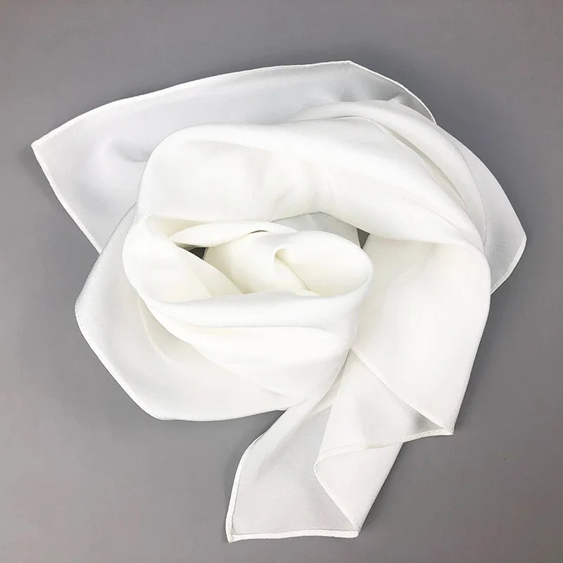 Y2K Silk Square Bandana Neckerchief
