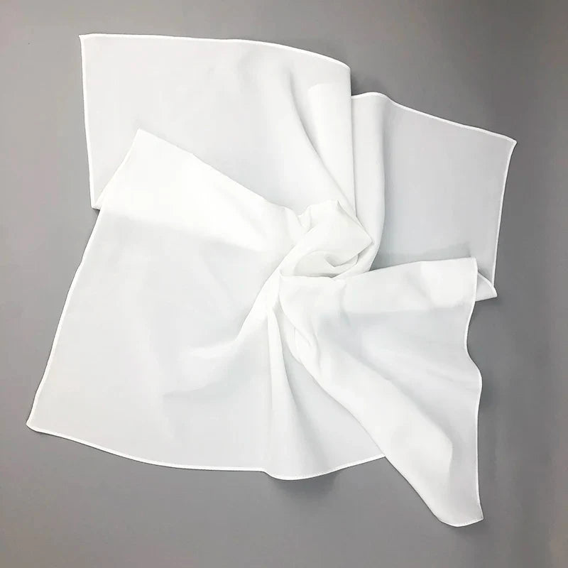 Y2K Silk Square Bandana Neckerchief