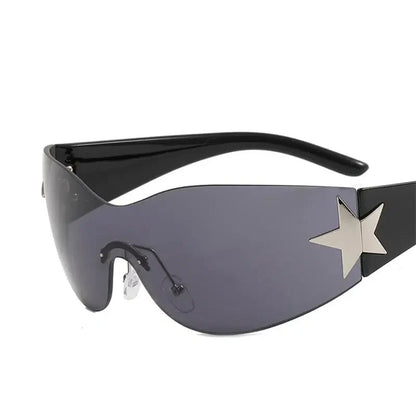 Y2K Silver Star Sunglasses