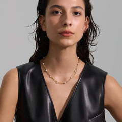 Y2K Simulated Pearl Layered Stacking Necklace
