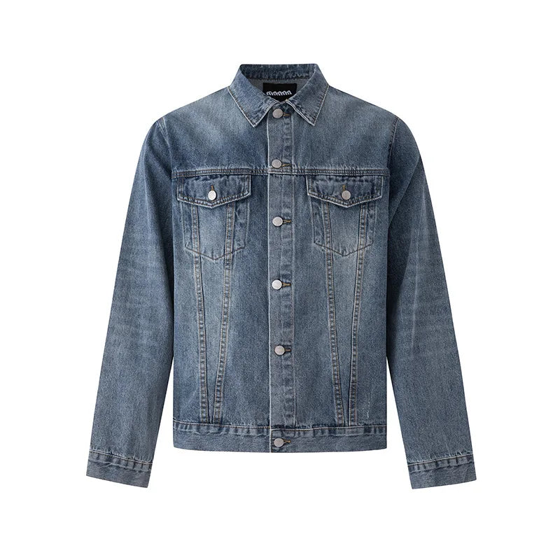 Y2K Single Breasted Button Up Denim Jacket