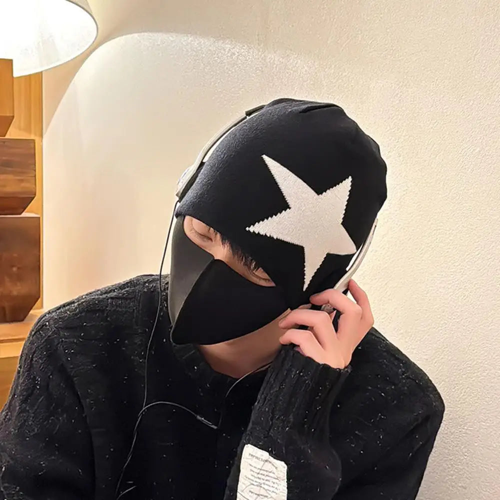 Y2K Single Star Graphic Beanie