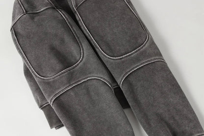 Y2K Spliced Washed Hoodie