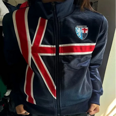 Y2K Stand Neck Union Jack-et Zip Up