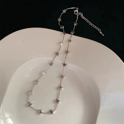 Y2K Star Pentagram Chain Necklaces