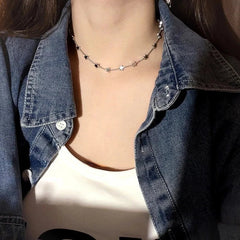 Y2K Star Pentagram Chain Necklaces