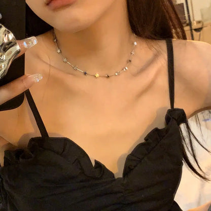Y2K Star Pentagram Chain Necklaces