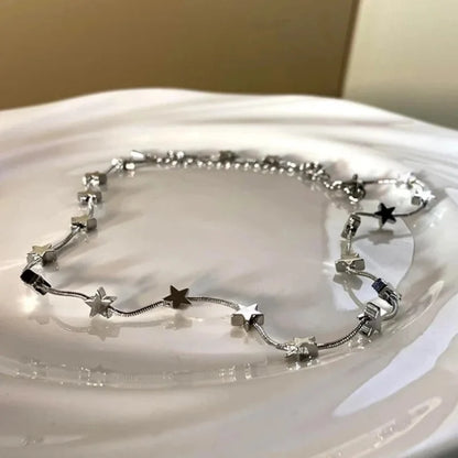 Y2K Star Pentagram Chain Necklaces
