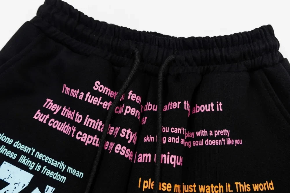 Y2K Statements Graphic Sweatpants Joggers Trousers