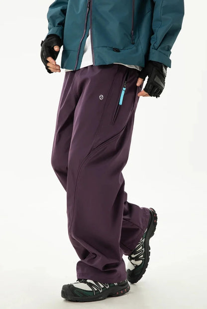 Y2K Straight Leg Parachute Trousers