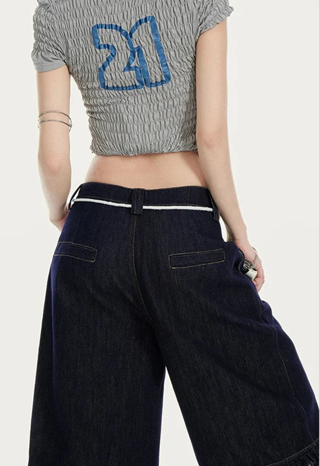 Y2K Streetwear Womens Denim Shorts Jorts