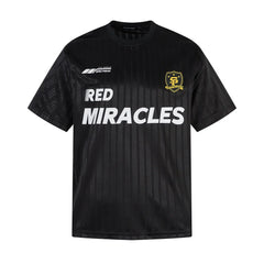 Y2K Striped "Miracle" Soccer Jersey
