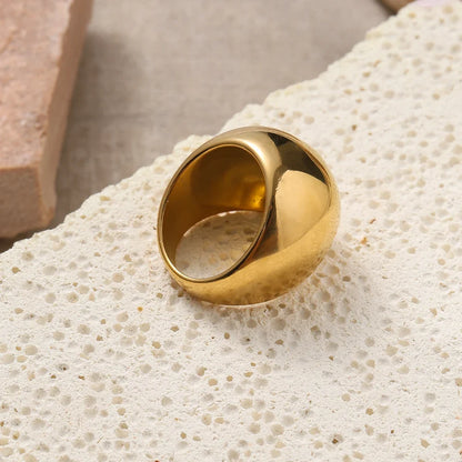 Y2K Style Chunky Aesthetic Dome Ring