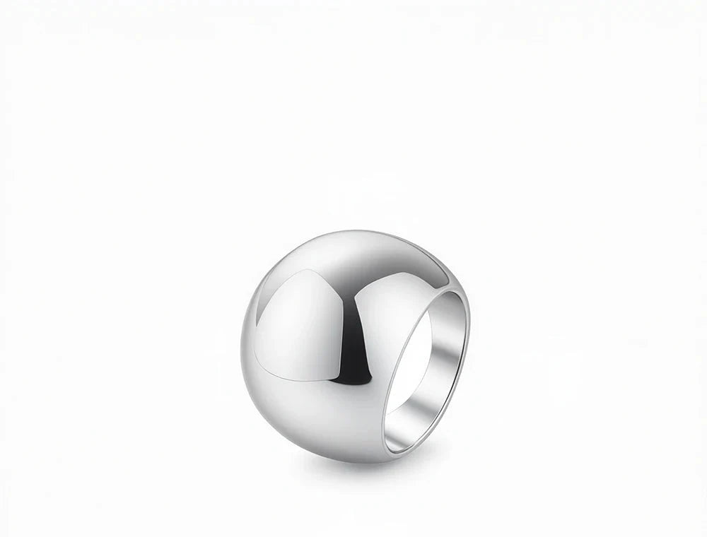 Y2K Style Chunky Aesthetic Dome Ring