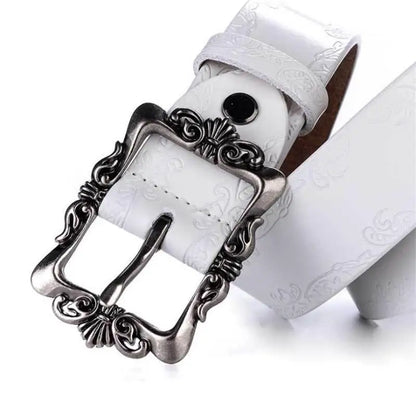 Y2K Subtle Intertwine Leather Belt