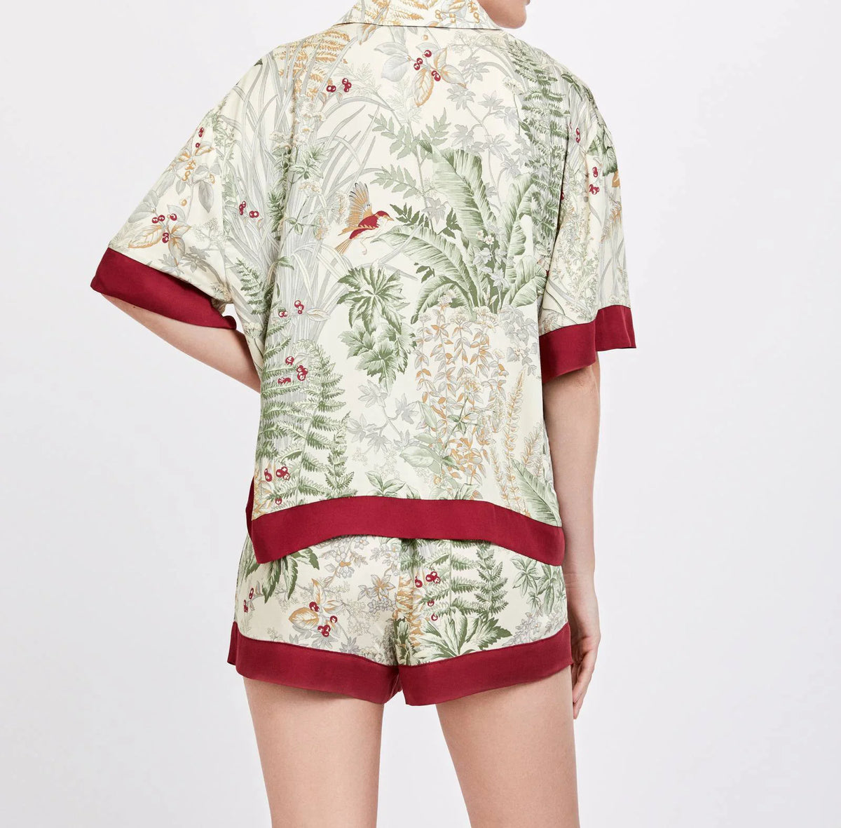 Y2K Summer Collared Two Piece Pyjamas