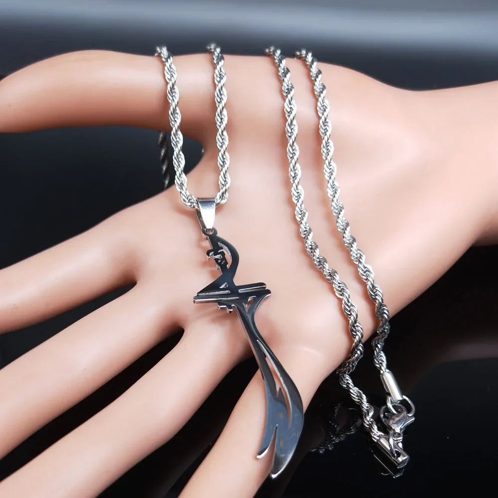 Y2K Sword Pendant Necklace