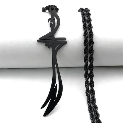 Y2K Sword Pendant Necklace