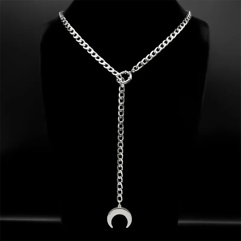 Y2K Symbolic Long Chain Y Necklace