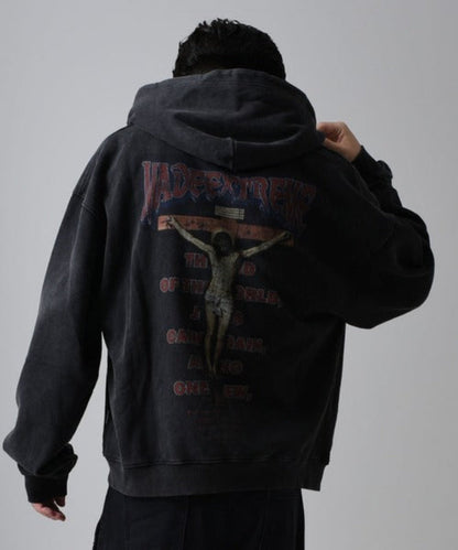 Y2K The Savoir Graphic Black Hoodie
