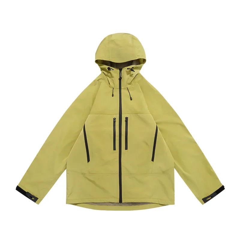 Y2K TripleGuard HardShell Sealed Outdoor Waterproof Jacket Coat