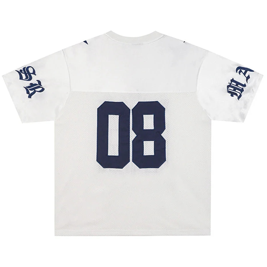 Y2K Two Stars Football Jersey