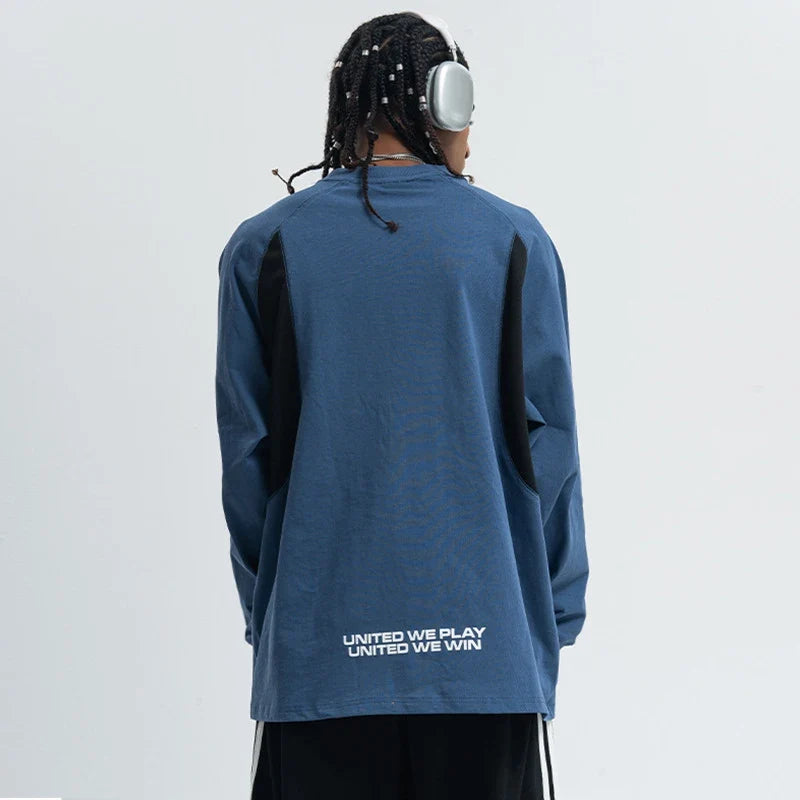 Y2K "United" Graphic Long Sleeve Top