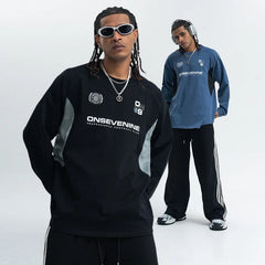Y2K "United" Graphic Long Sleeve Top