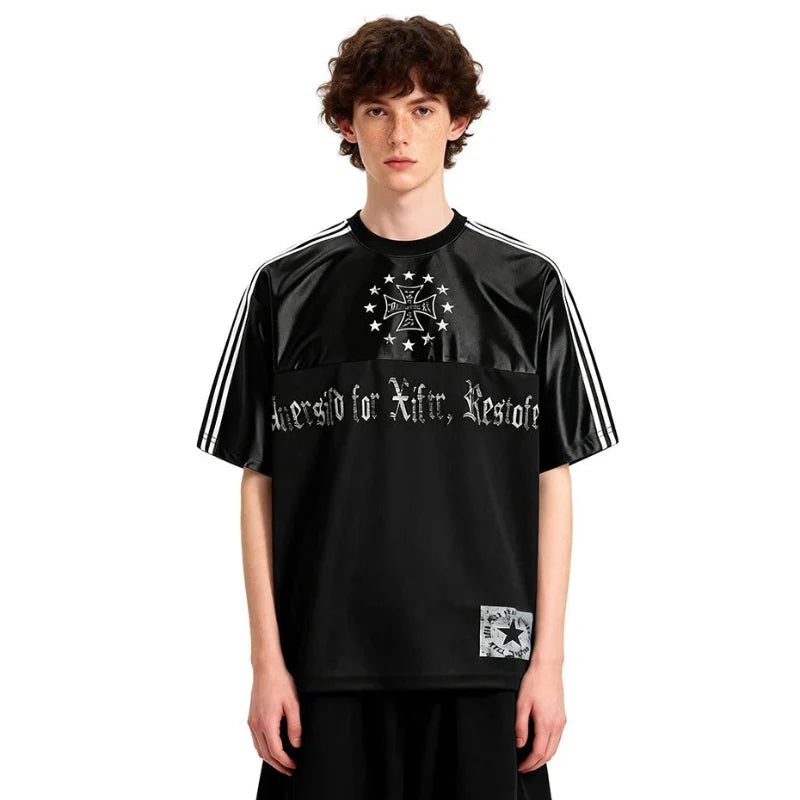 Y2K Vintage Biker Old School Training Jersey