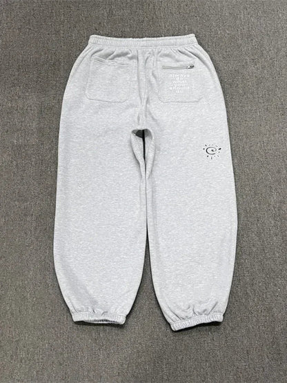 Y2K Vintage Graphic Baggy Sweatpants Jogger Trousers