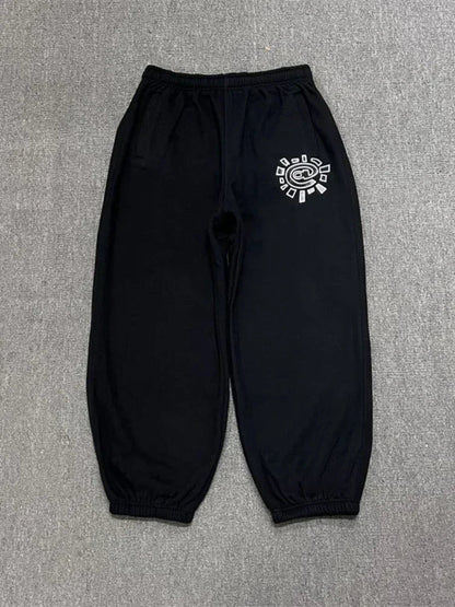 Y2K Vintage Graphic Baggy Sweatpants Jogger Trousers