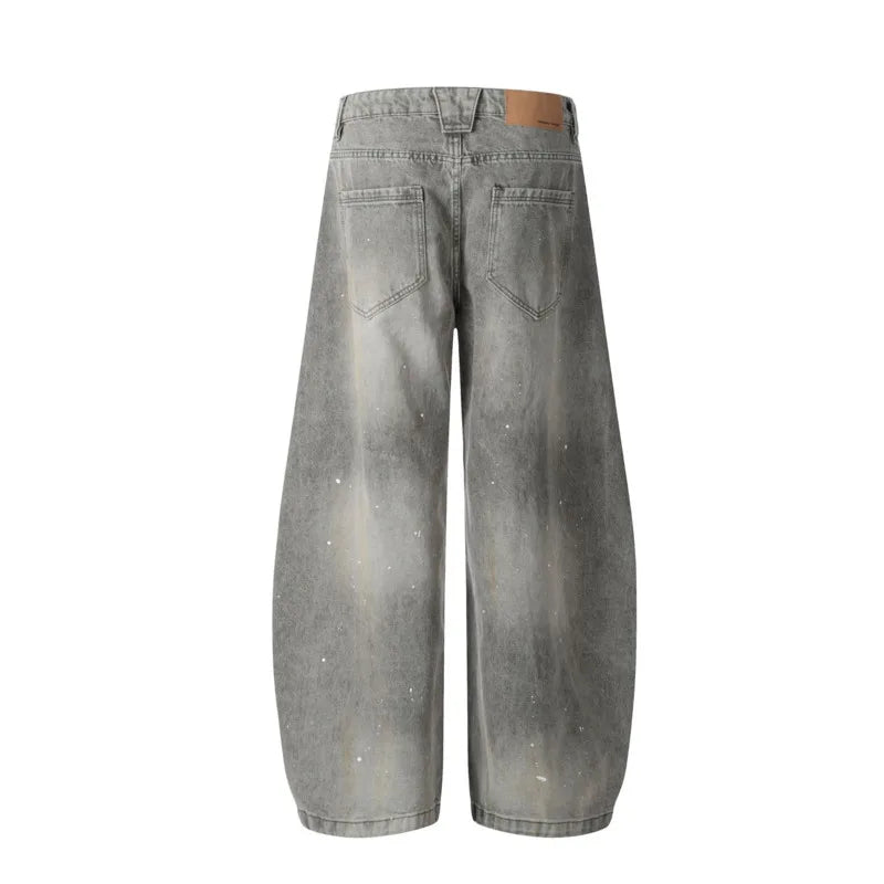 Y2K Vintage Heavy Baggy Denim Barrel Jeans