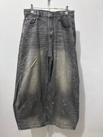 Y2K Vintage Heavy Baggy Denim Barrel Jeans