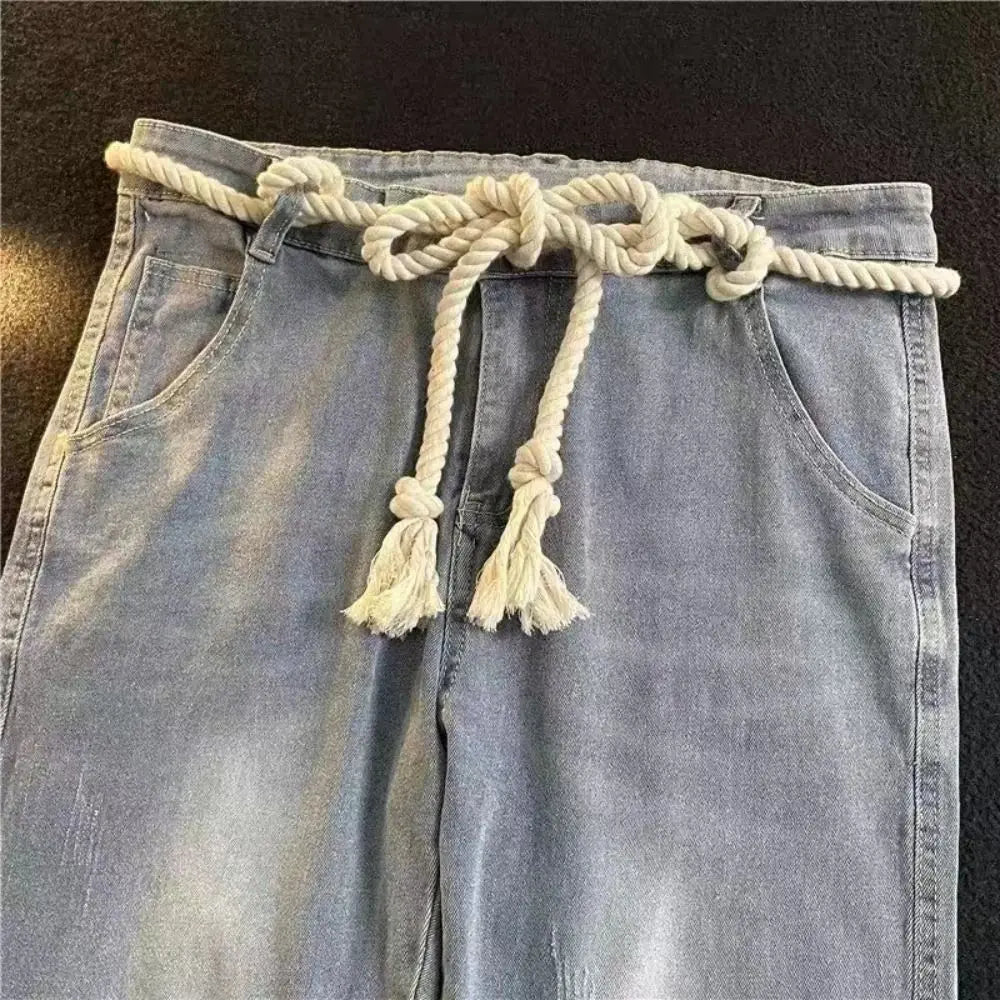 Y2K Vintage Thick Rope Belt