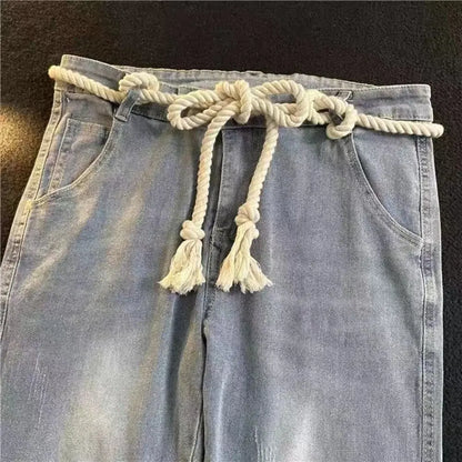 Y2K Vintage Thick Rope Belt