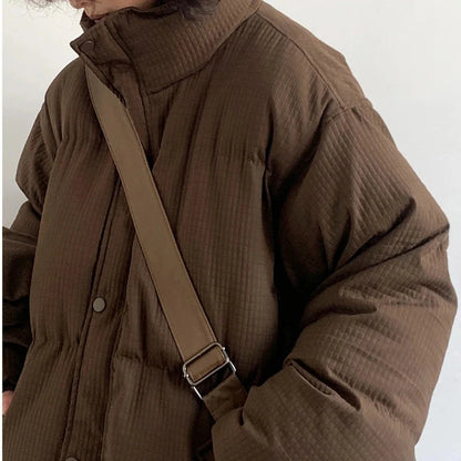 Y2K Waffle Shell Padded Puffer Jacket Coat