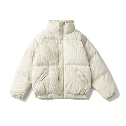 Y2K Waffle Shell Padded Puffer Jacket Coat