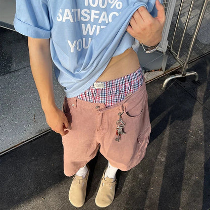 Y2K Washed Cargo Shorts