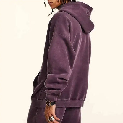 Y2K Washed Graphic "99" Hoodie