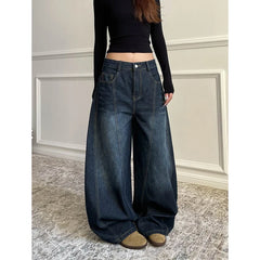 Y2K Wide Leg Baggy Denim Boot Cut Barrel Jeans