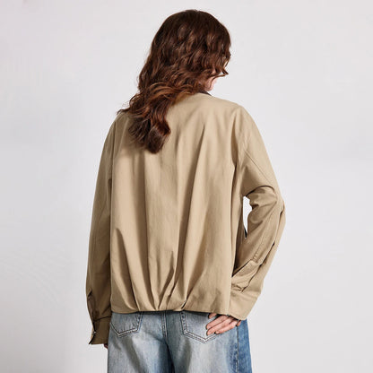 Y2K Womens Barn Style Trench Coat