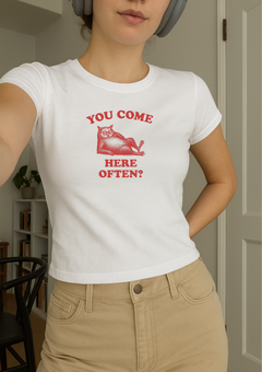 You Come Here Often? Graphic Baby Tee